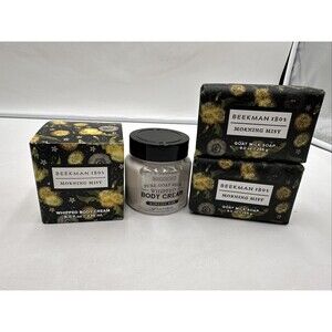 3 Beekman 1802 Goat Milk Whipped Body Cream 8 oz 2 Soap 9oz Morning Mist Sealed